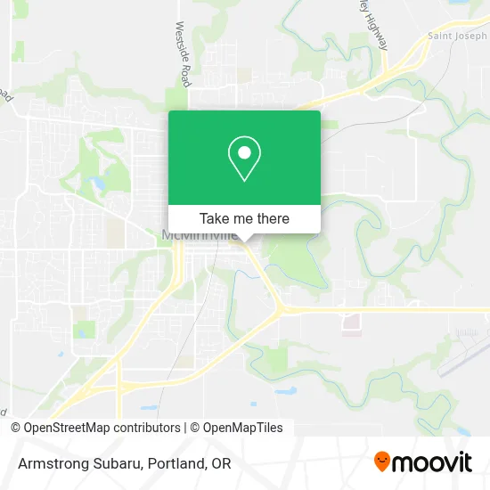 Armstrong Subaru map