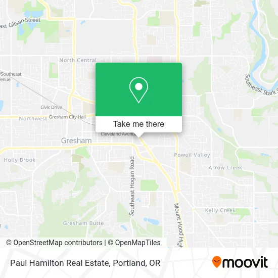 Paul Hamilton Real Estate map