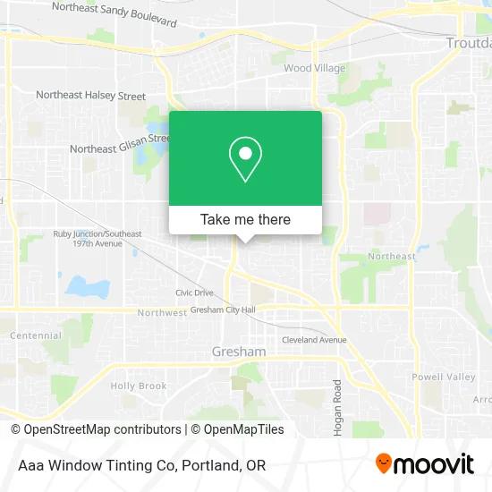 Aaa Window Tinting Co map