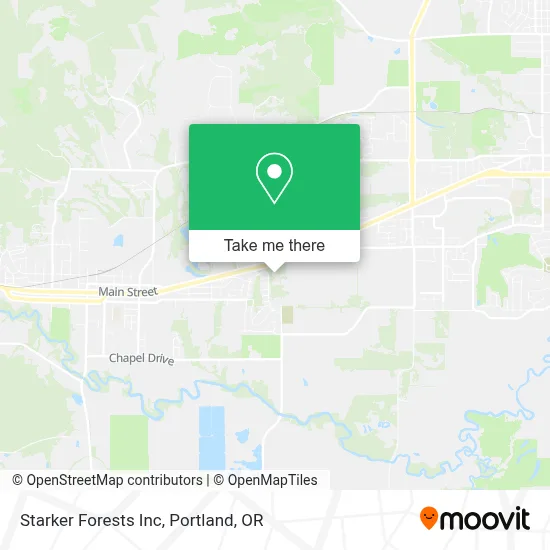 Starker Forests Inc map