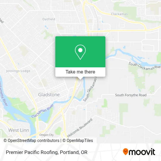 Premier Pacific Roofing map