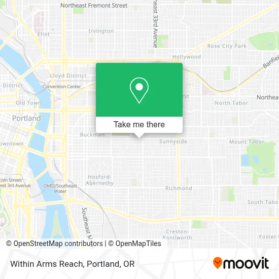 Within Arms Reach map