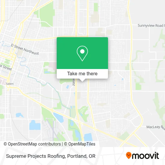 Supreme Projects Roofing map