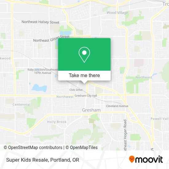 Super Kids Resale map