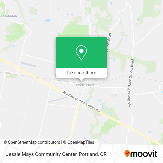 Jessie Mays Community Center map
