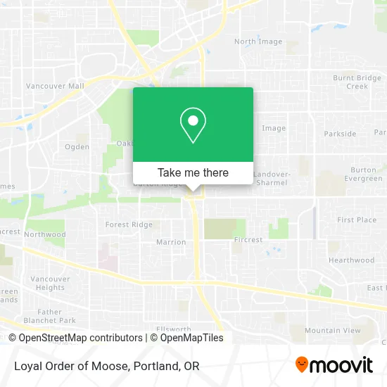 Loyal Order of Moose map