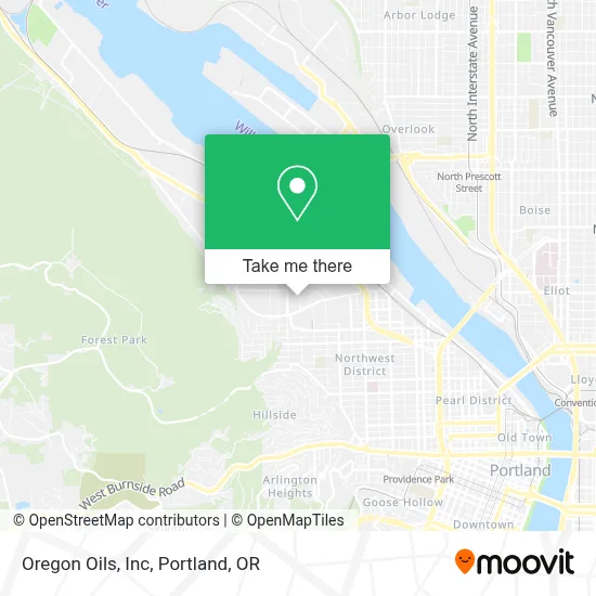 Oregon Oils, Inc map