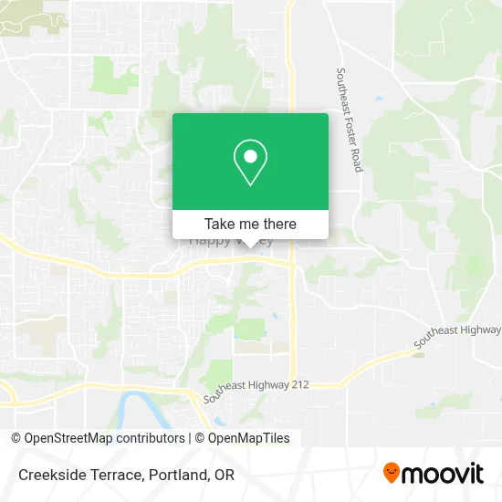 Creekside Terrace map