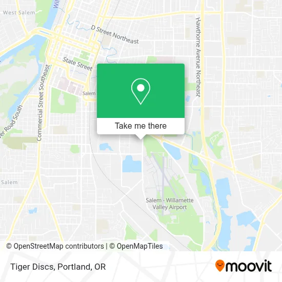Tiger Discs map
