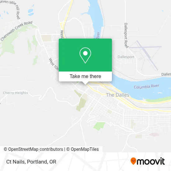 Ct Nails map