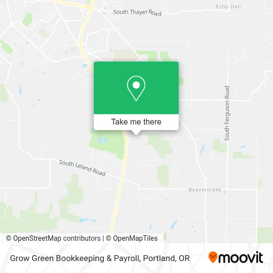 Grow Green Bookkeeping & Payroll map