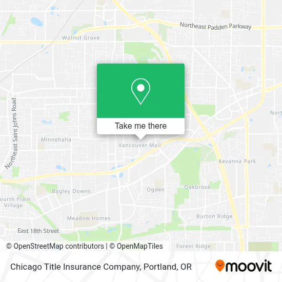 Chicago Title Insurance Company map