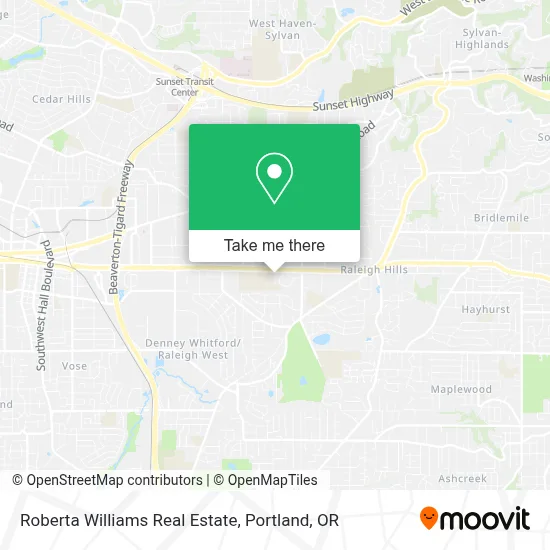 Roberta Williams Real Estate map