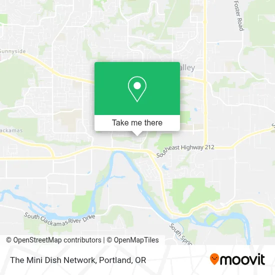 The Mini Dish Network map
