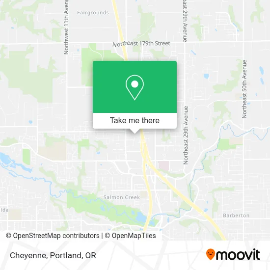 Cheyenne map
