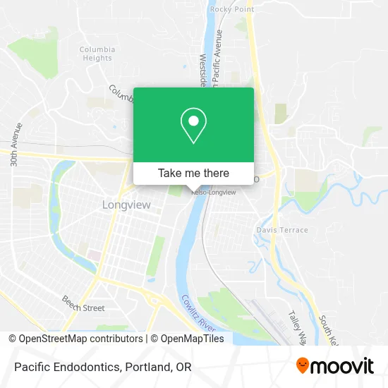 Pacific Endodontics map