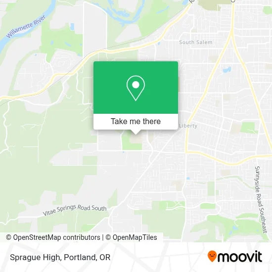 Sprague High map