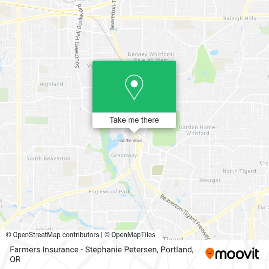 Farmers Insurance - Stephanie Petersen map
