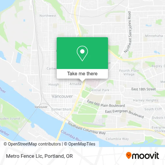 Metro Fence Llc map