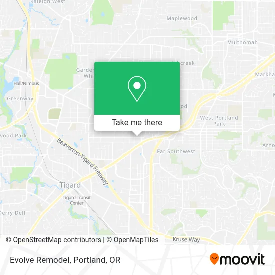Evolve Remodel map