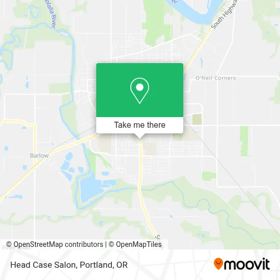 Head Case Salon map