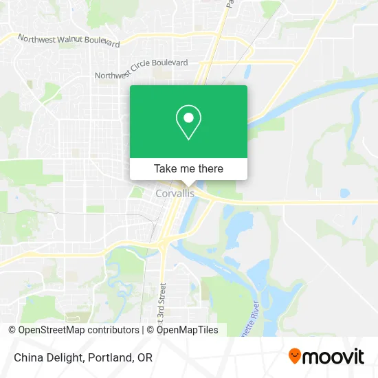 China Delight map