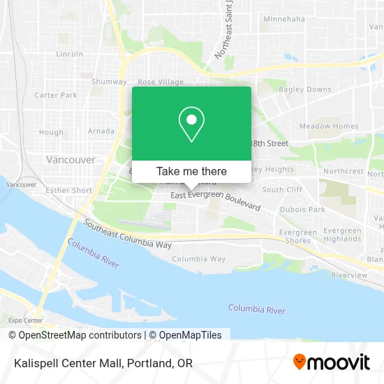 Kalispell Center Mall map