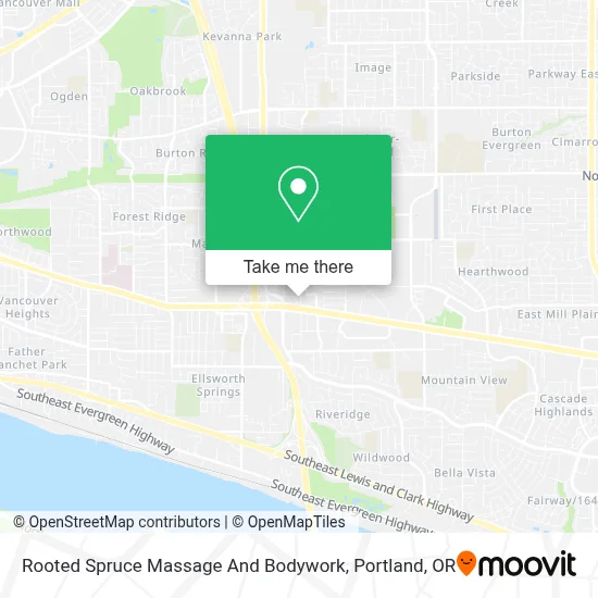 Rooted Spruce Massage And Bodywork map