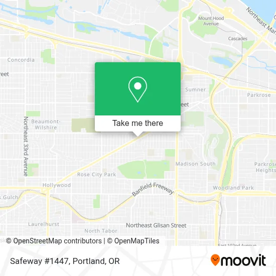 Safeway #1447 map