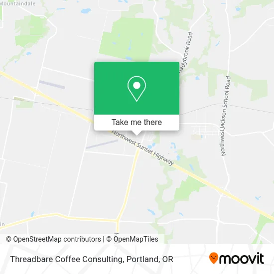 Threadbare Coffee Consulting map