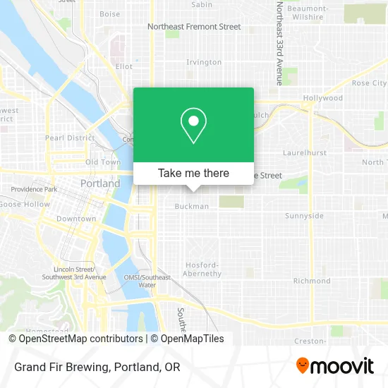 Grand Fir Brewing map