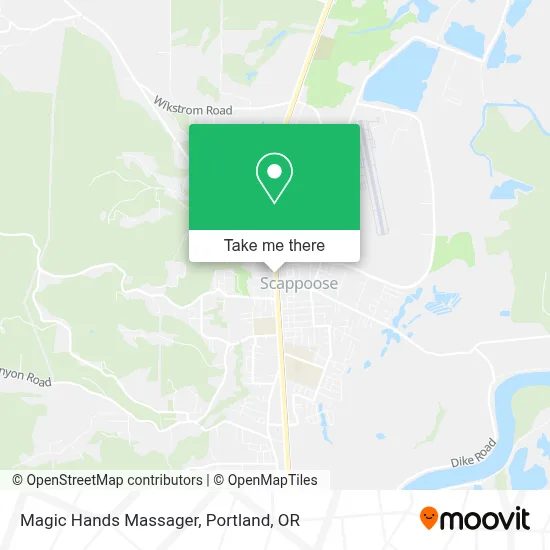 Magic Hands Massager map