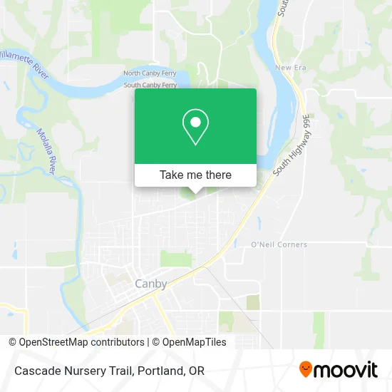 Cascade Nursery Trail map