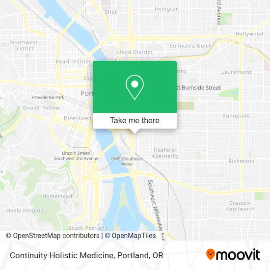 Continuity Holistic Medicine map