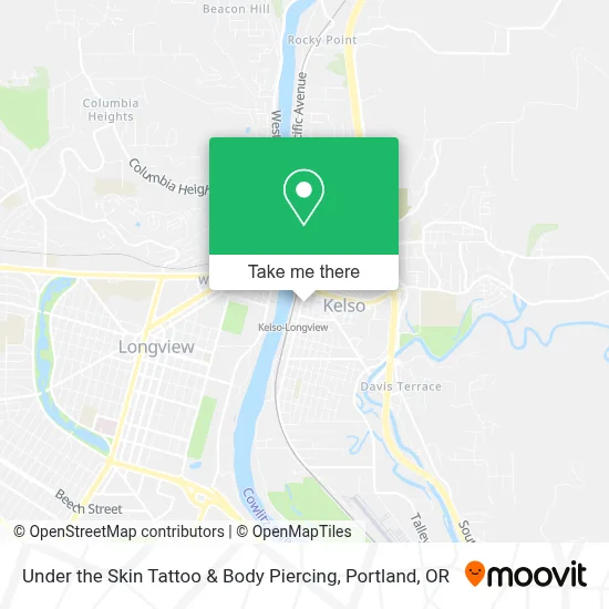 Under the Skin Tattoo & Body Piercing map