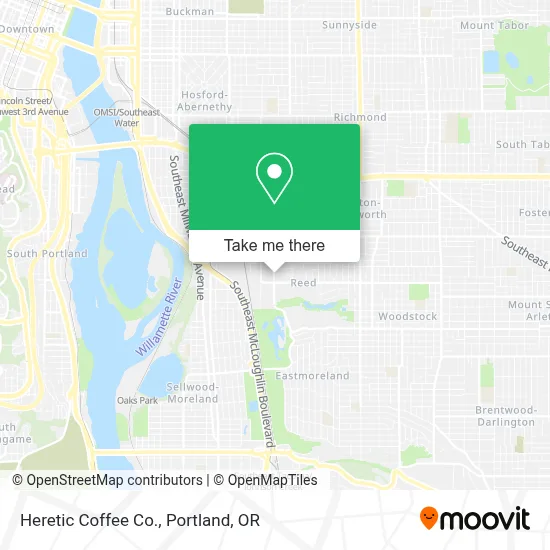 Heretic Coffee Co. map