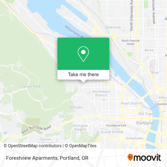 Forestview Aparments map