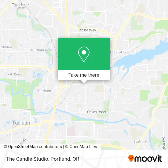 The Candle Studio map