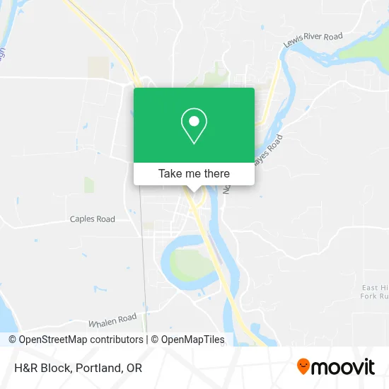 H&R Block map