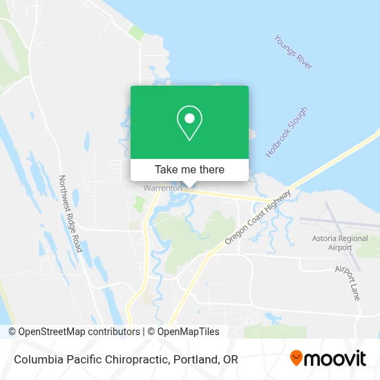 Columbia Pacific Chiropractic map