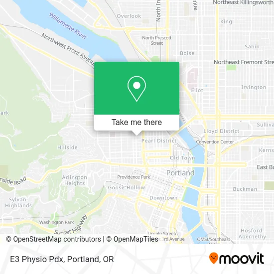 E3 Physio Pdx map