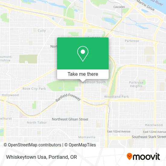 Whiskeytown Usa map