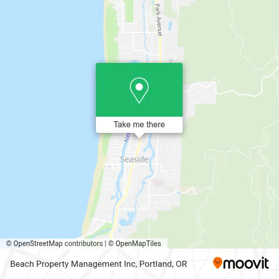 Beach Property Management Inc map
