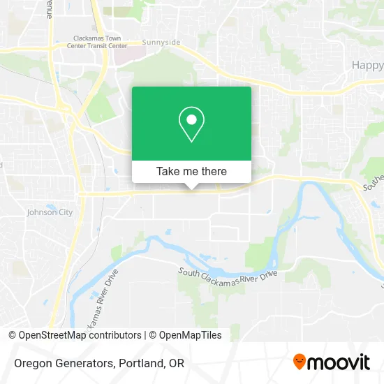 Oregon Generators map