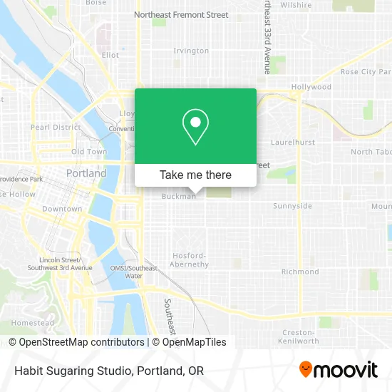 Habit Sugaring Studio map