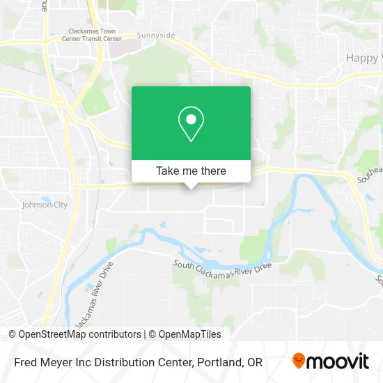 Fred Meyer Inc Distribution Center map