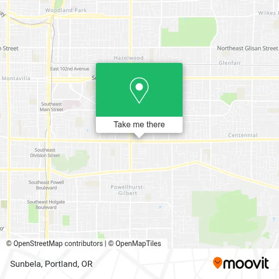 Sunbela map