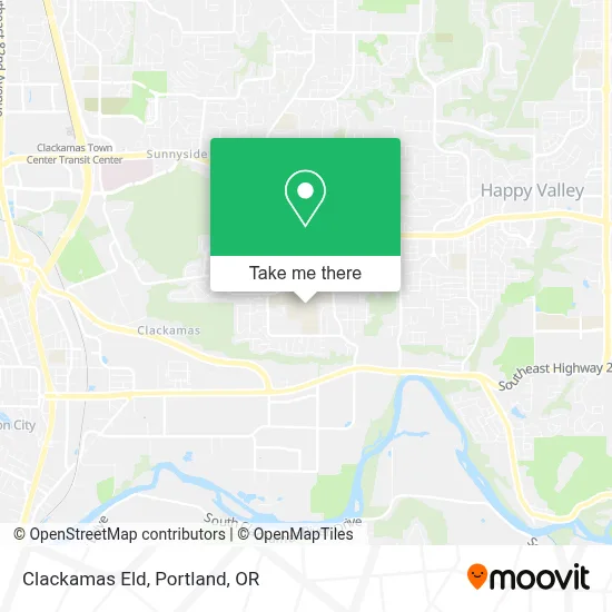 Clackamas Eld map