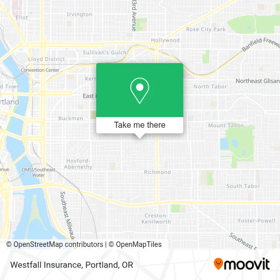 Westfall Insurance map