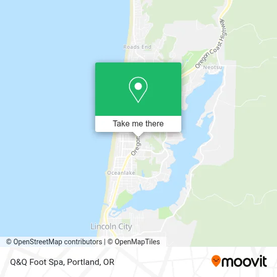 Q&Q Foot Spa map